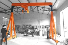 Electric mini mobile portable crane